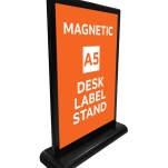 Double Sided Magnetic Sign Menu Holder Desktop Display Stand A5